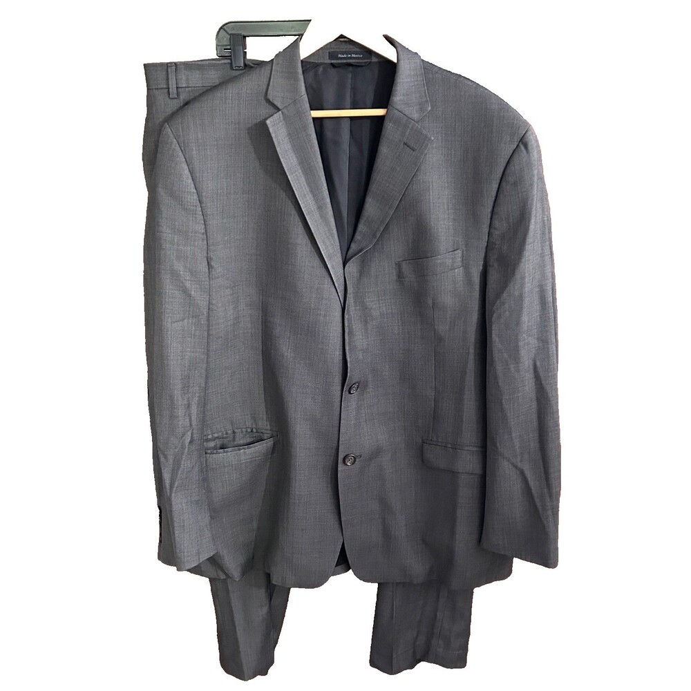 Lauren Ralph Lauren Men's sz 50L 100% Wool Grey 2 PC Suit
